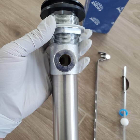 Brand New! Grohe Pop-Up Waste Assembly Chrome Finish - Picture 2 of 7